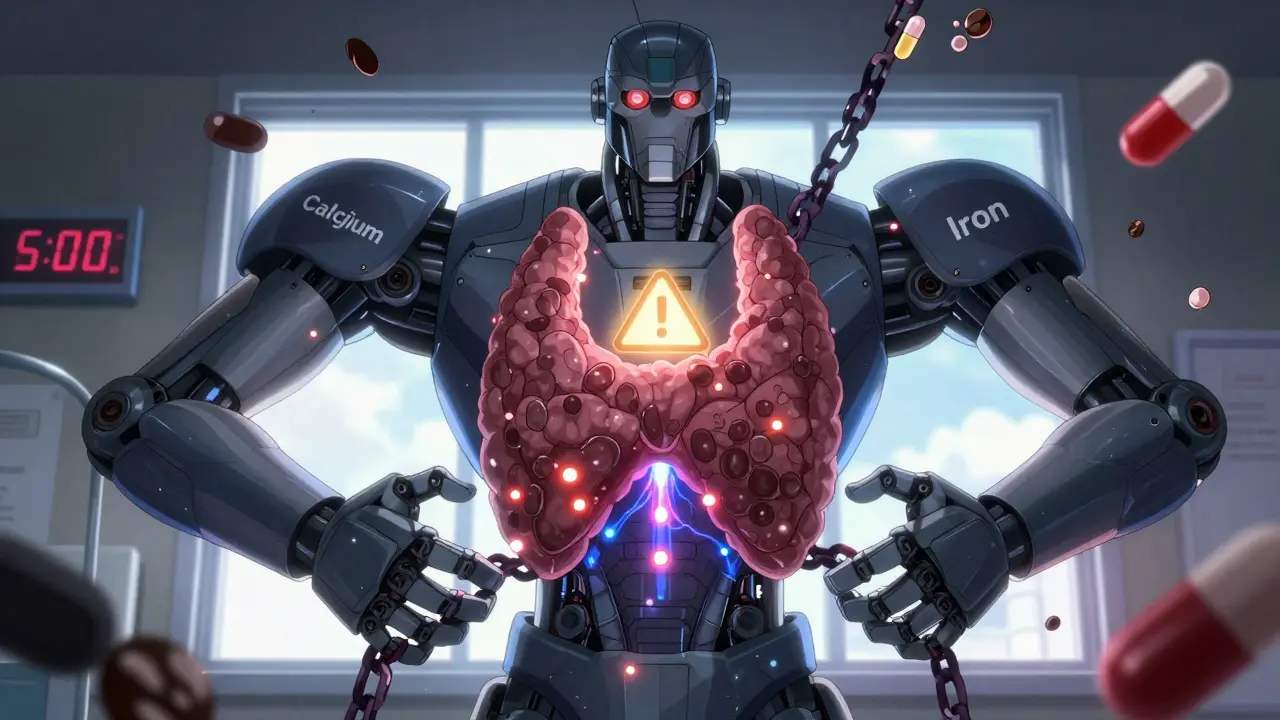 Levothyroxine with Iron and Calcium: How to Separate Doses for Best Absorption